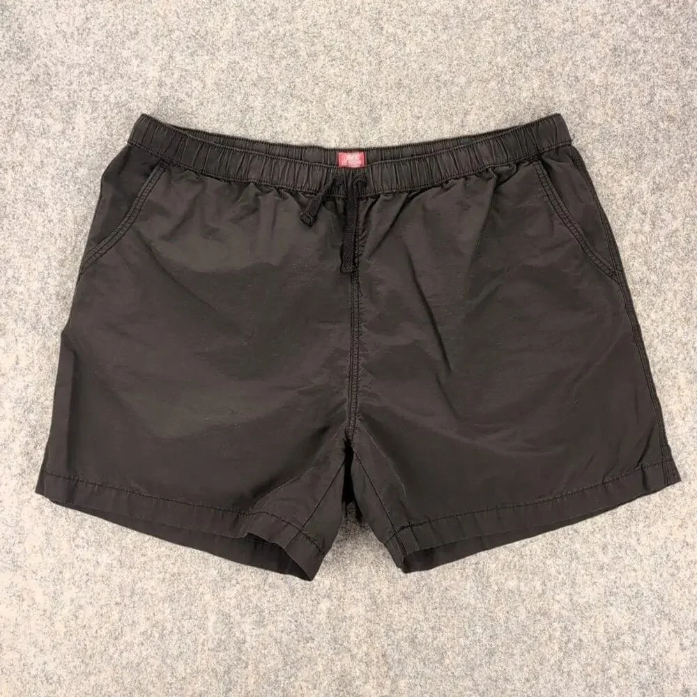 Levis Shorts Mens 2XL Black XX Chino Easy Short Elastic Waist 6 Inch Casual